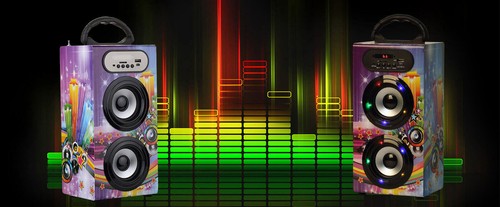Led speaker baffle - led,