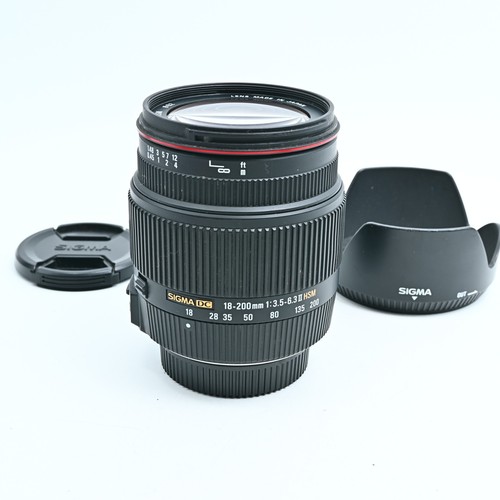Objectif zoom sigma 200 - 18-200, mm