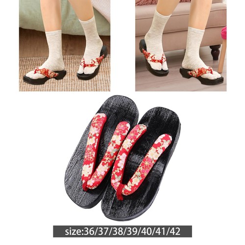 Sabots japonais bois geta - 2,