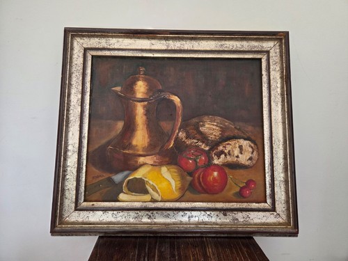 Ancien tableau nature morte - ",