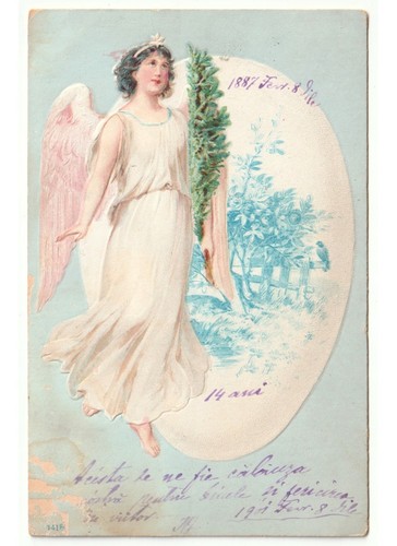 Relief carte postale liberty - postale,