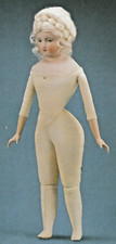 20&24&28"FRENCH FASHION LADY DOLL MUSLIN/LEATHER JOINTED BODY w/GUSSETS PATTERN