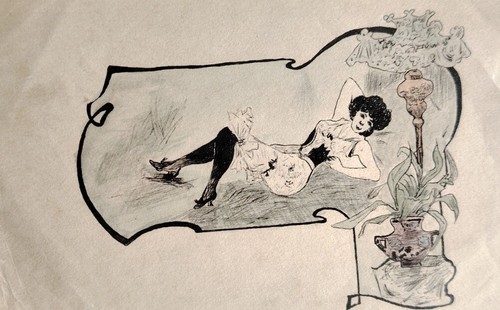 Dessin coquin courtisane - dessin,
