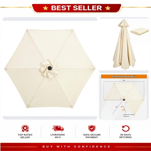 Toile remplacement parasol - remplacement,