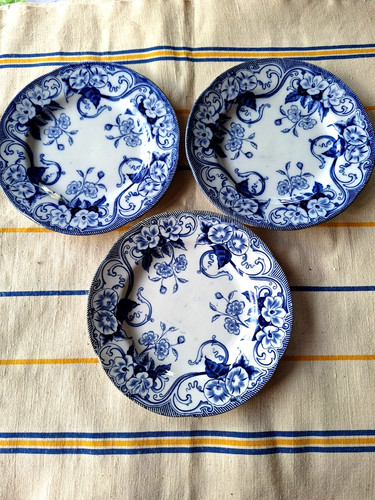 Creil montereau 3 assiettes - -,