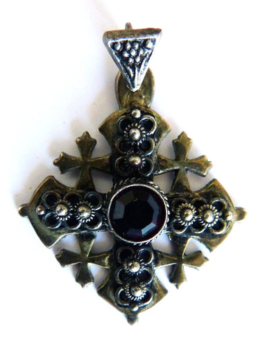Croix jerusalem pendentif - jerusalem,