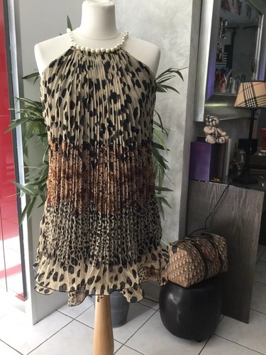 Robe leopard fashion taille - robe,