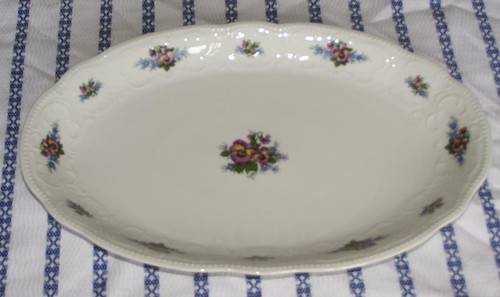 Plat ovale porcelaine - plat,