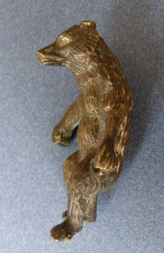 Ours statuette bronze 19e - en,