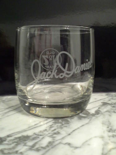 Jack daniels low ball - daniels, round