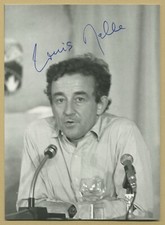 Louis Malle (1932-1995) - French director - Authentic signed photo - Cannes 1987