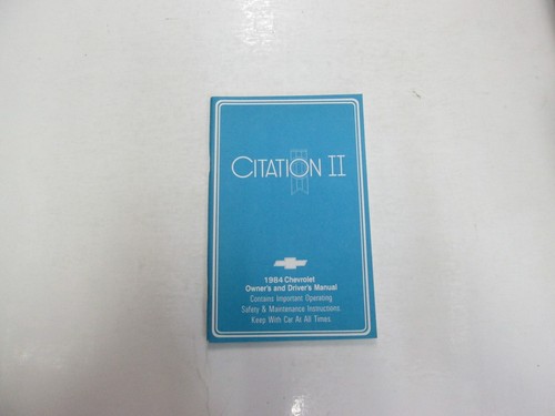 1984 chevrolet citation - citation, ii