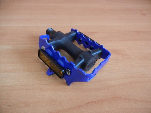 Blue union cage pedals - union,