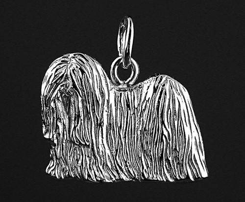 Pendentif chien lhassa apso - lhassa,