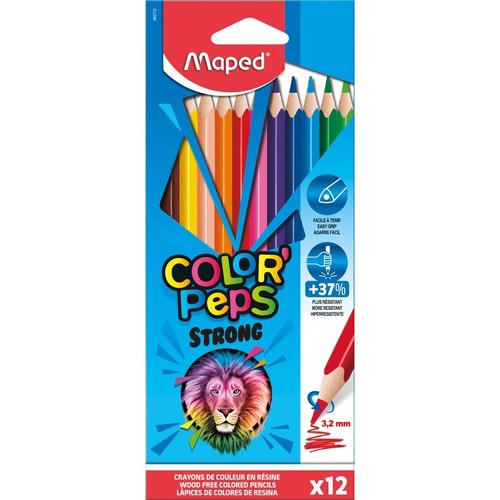 Crayons couleur strong - crayons,
