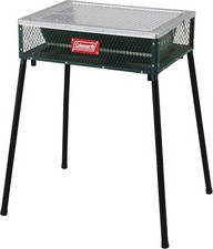 COLEMAN BBQ stove bonfire Yakitori Barbecue Grill Hibachi 51×35cm Green Unused