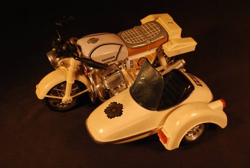 Showa retro side car - side-car,, moto