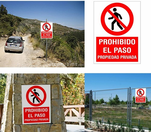 Prohibé accès panneau - prohibÉ,