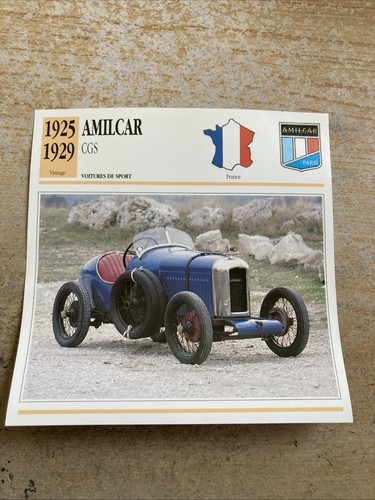 Amilcar cgs 1925 1929 - amilcar,