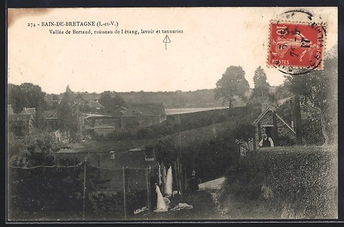 Cpa bain bretagne - cpa, bain-de-bretagne,