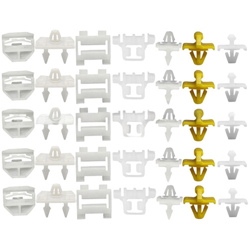 Clips panneau intérieur 35pcs - clips,