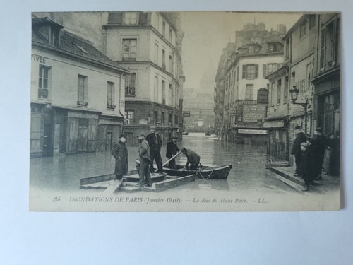 Cpa inondations paris - 75,