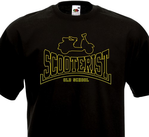 Tee shirt scooterist old - tee,