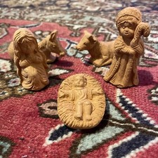 Santons Anciens Lot De 5 En