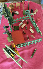 WOODEN FARM/MILL/ANIMAL CONSTRUCTION LOTS OF MULTIPLE WOODEN SUBJECTS