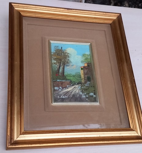 Petite peinture huile - petite,