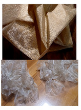 Métrage organza motifs