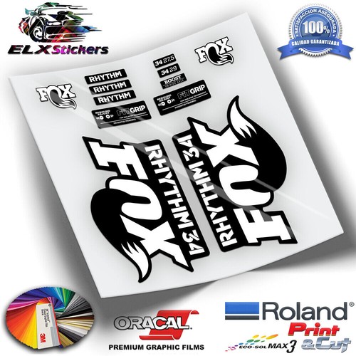 Autocollants fourche fox 34 - autocollants,