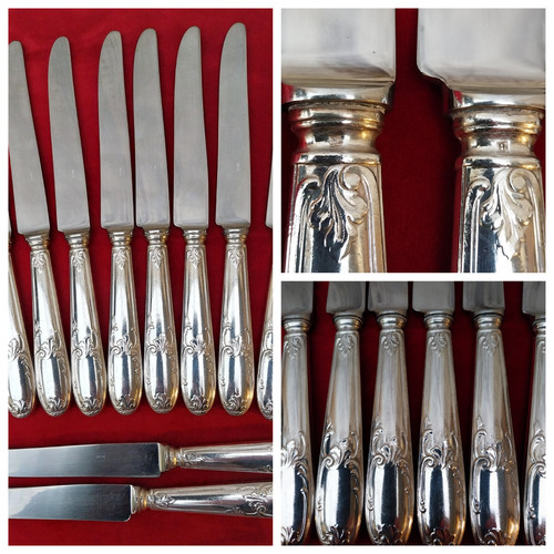 Couteaux table en métal - couteaux,