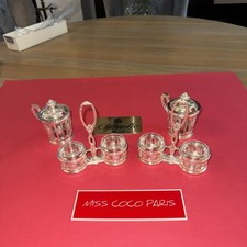 SERVITEURS SEL POIVRE MOUTARDE CHRISTOFLE GALLIA TRÈS BEL ÉTAT METAL ARGENTE