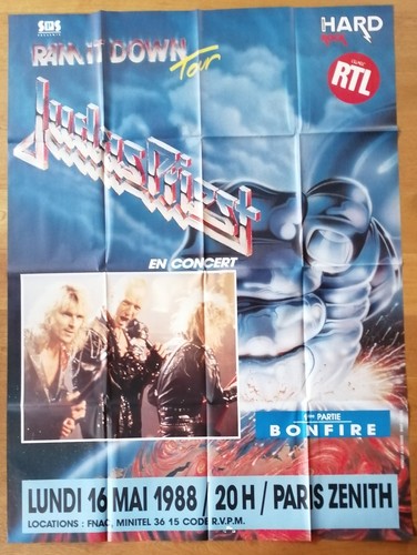 Judas priest affiche concert - priest,