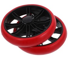  2 Pcs Panier Courses Roulettes Roues Charette De Fauteuil Roulant