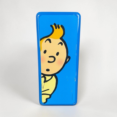 Boîte métal tintin visage - boîte,
