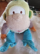 doudou peluche singe beige