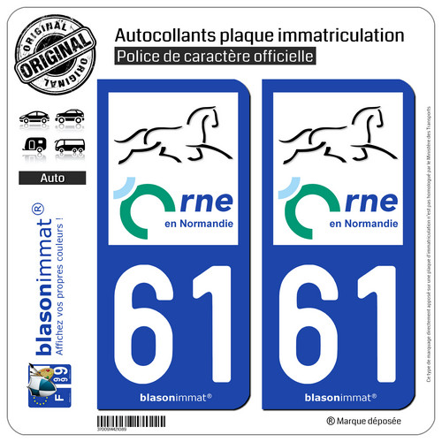 Stickers autocollant plaque - 2,