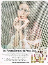 1974 ADVERTISING ADVERTISEMENT PEGGY SAGE cosmetics LES TAMISES