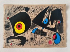 JOAN MIRO Dessin sur papier