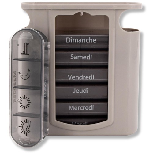 Pilulier semainier français - pilulier,