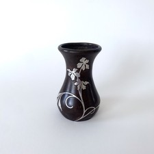 Vase en bronze et argent Arts