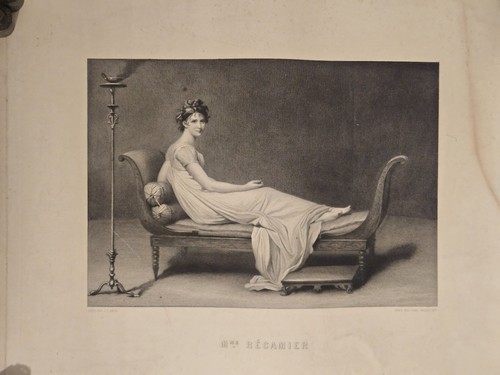 Estampe madame récamier - estampe,