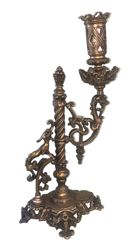 Bougeoir bureau bronze - bureau,