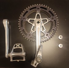 Pédalier Stronglight 105 Bis Anodisé Noir 52/42