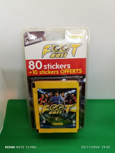 Panini foot 2011 sous blister