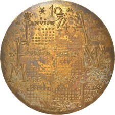 France, Médaille, Calendrier