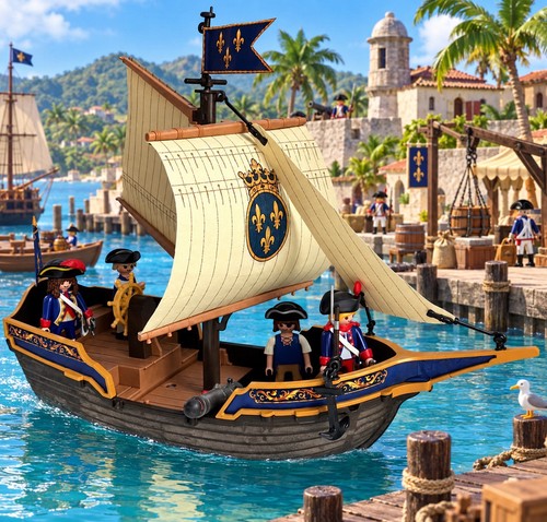 Navire playmobil custom - navire,