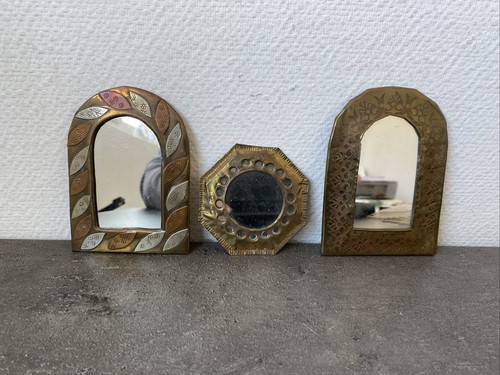Petits miroir laiton - petits, cuivre